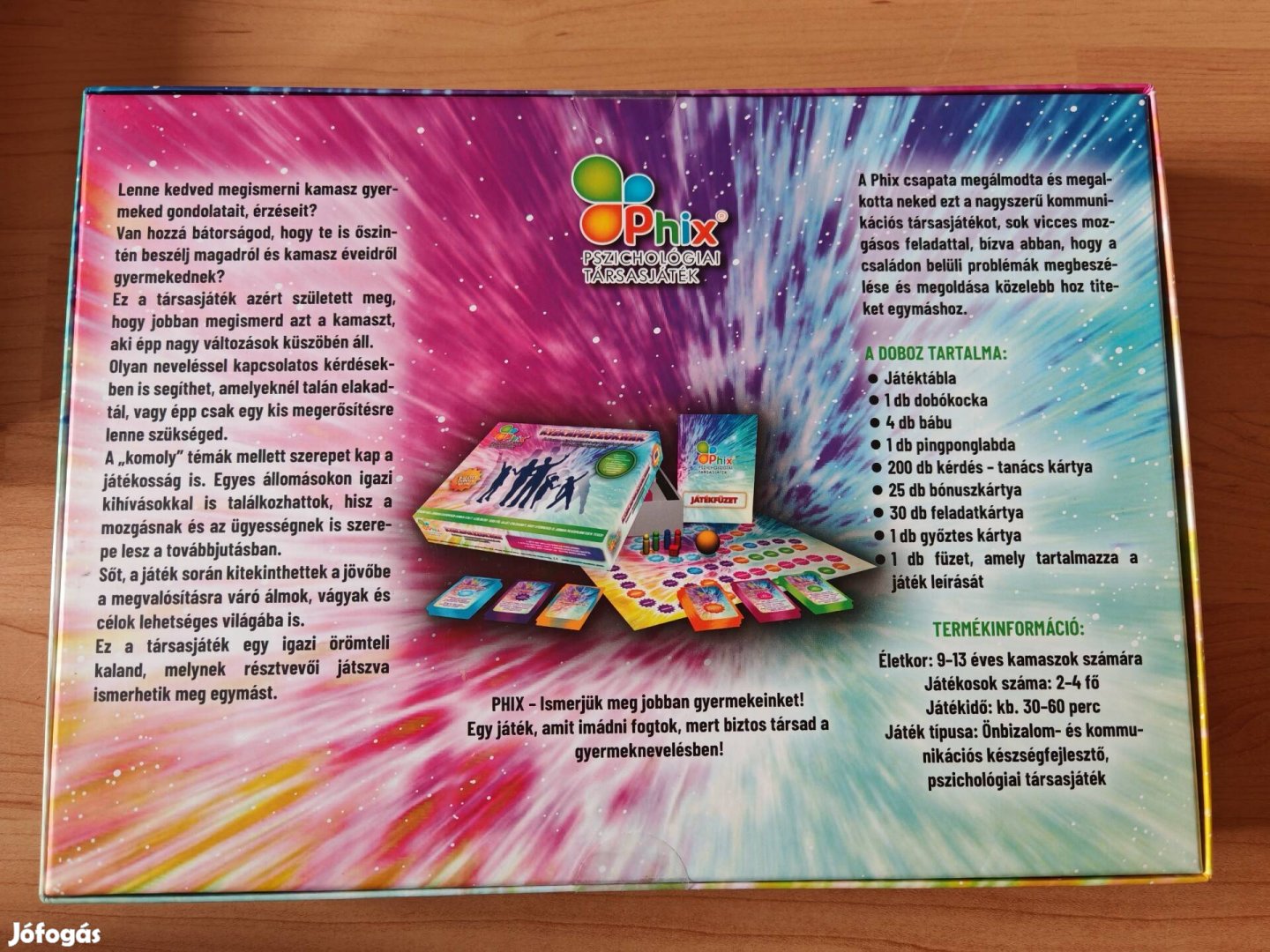 Phix kiskamaszoknak társasjáték