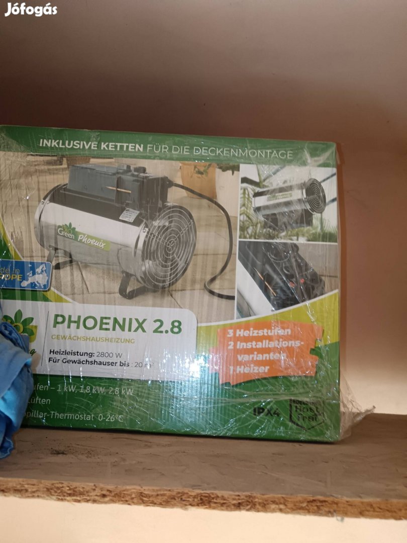 Phoenix bio green elektromos fóliaház fűtő fóliafütő 