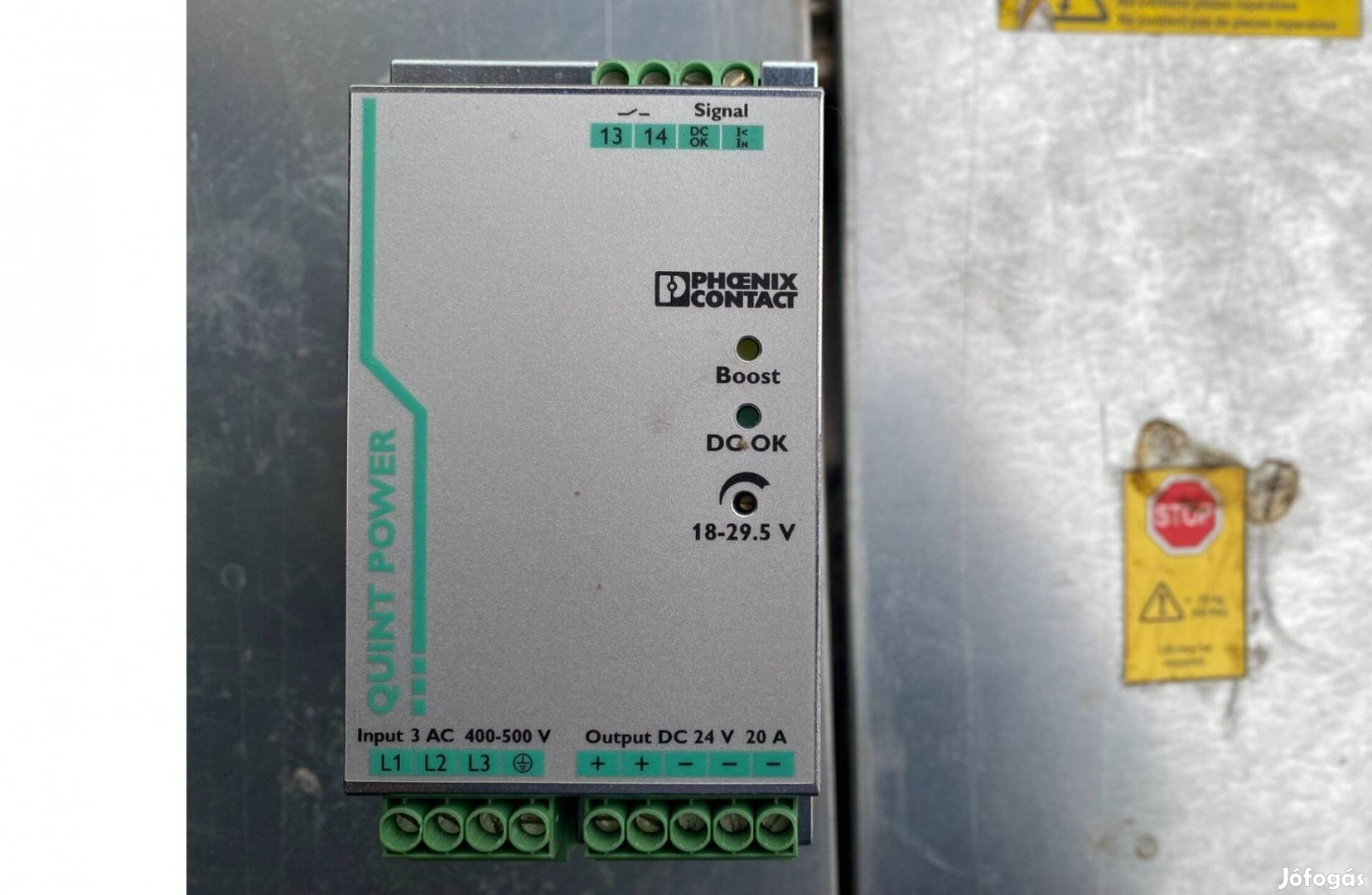 Phoenixcontact tápegység 24VDC 20A eladó!!