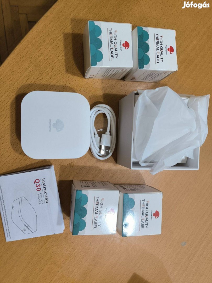 Phomemo címkenyomtató eladó plusz címkékkel