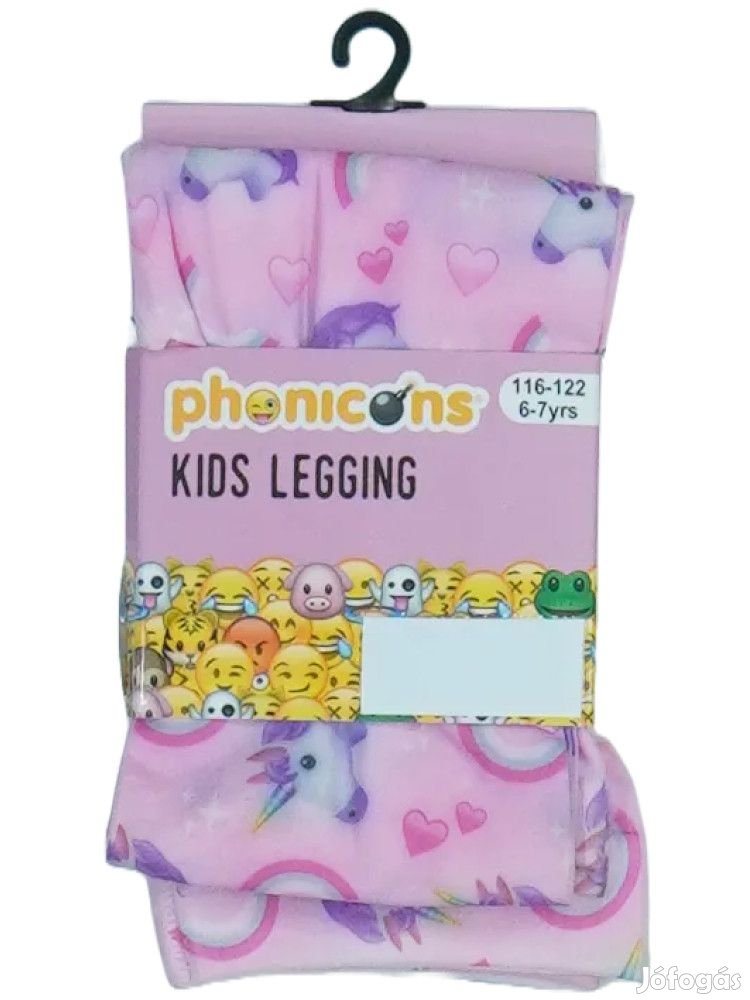 Phonicons Új (címkés) Lány Leggings (Méret: 122)