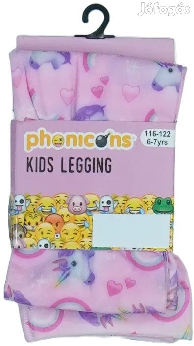 Phonicons Új (címkés) Lány Leggings (Méret: 122)