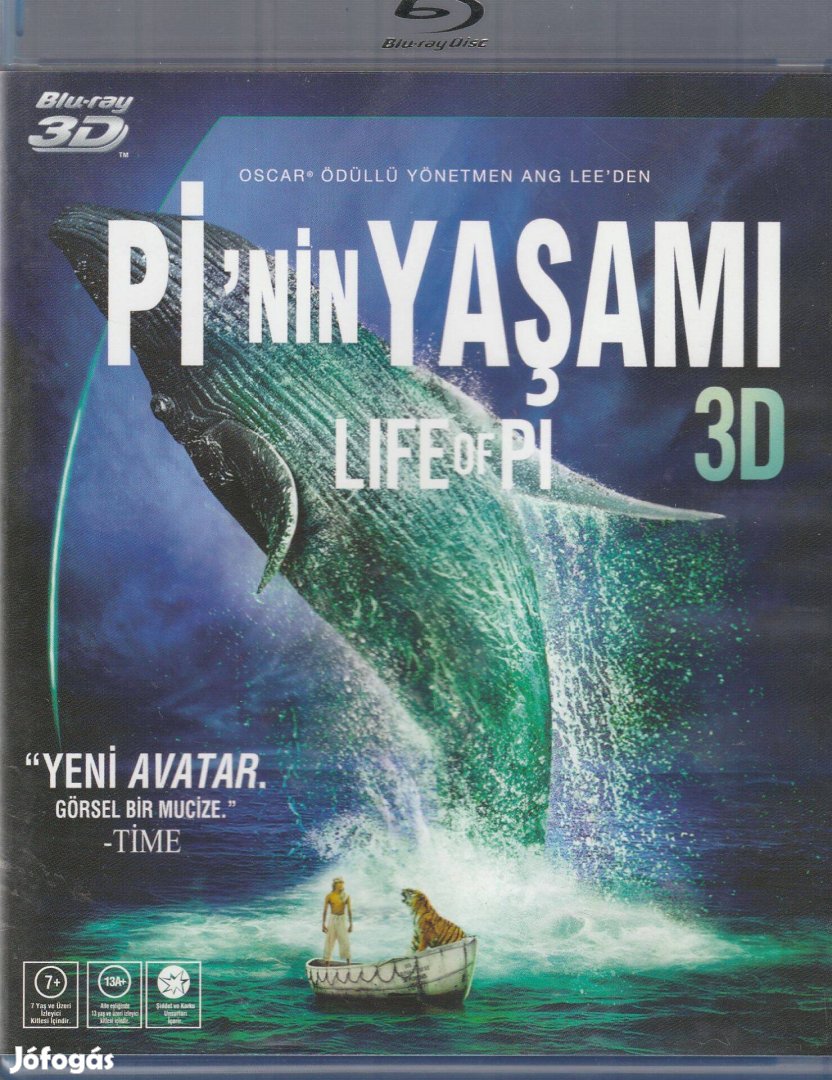 Pi élete Blu-Ray 2D + 3D