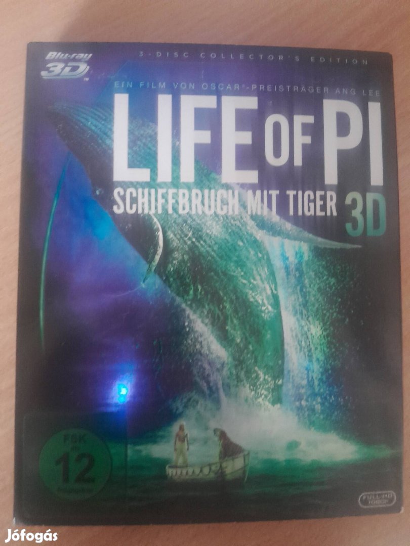Pi élete Dísz dobozos Bluray film lemez