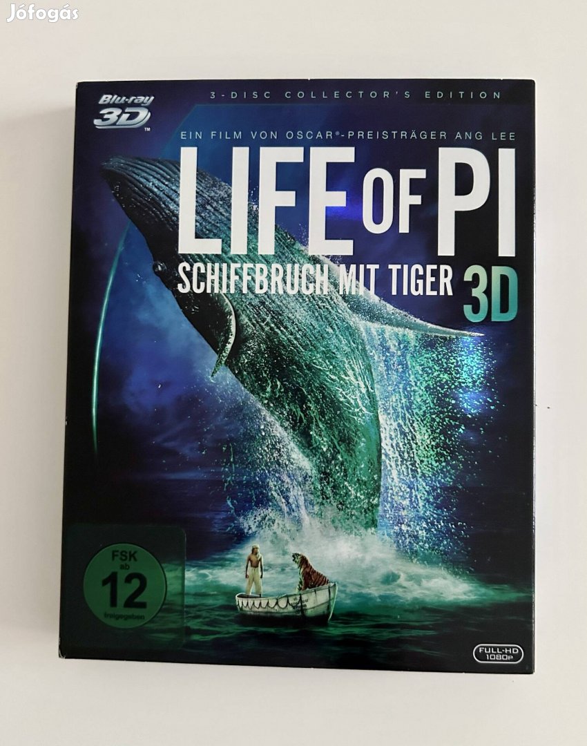 Pi élete szinkronos 3D+ 2D blu-ray 