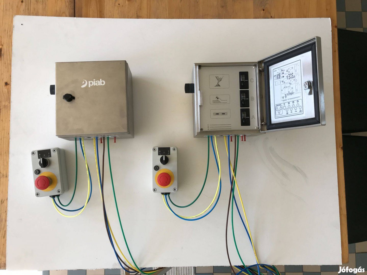 Piab CU-2B vezérlőegység, alsó szelep NC