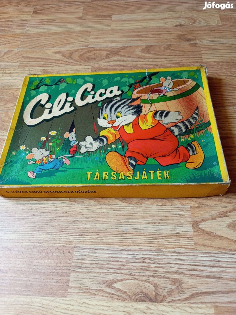 Piac és Cilli Cica Régi Társasjátékok