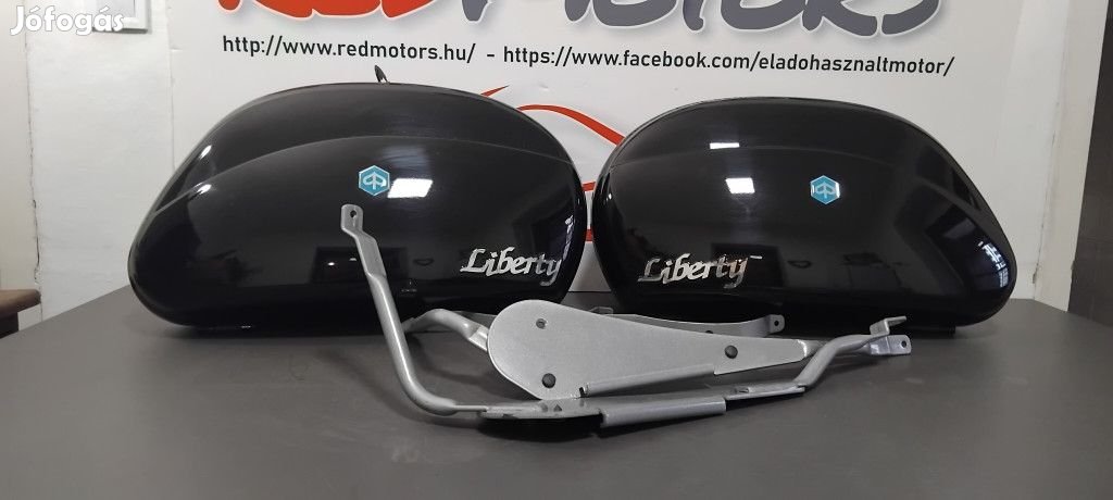 Piaggio Liberty oldaldoboz pár, konzollal