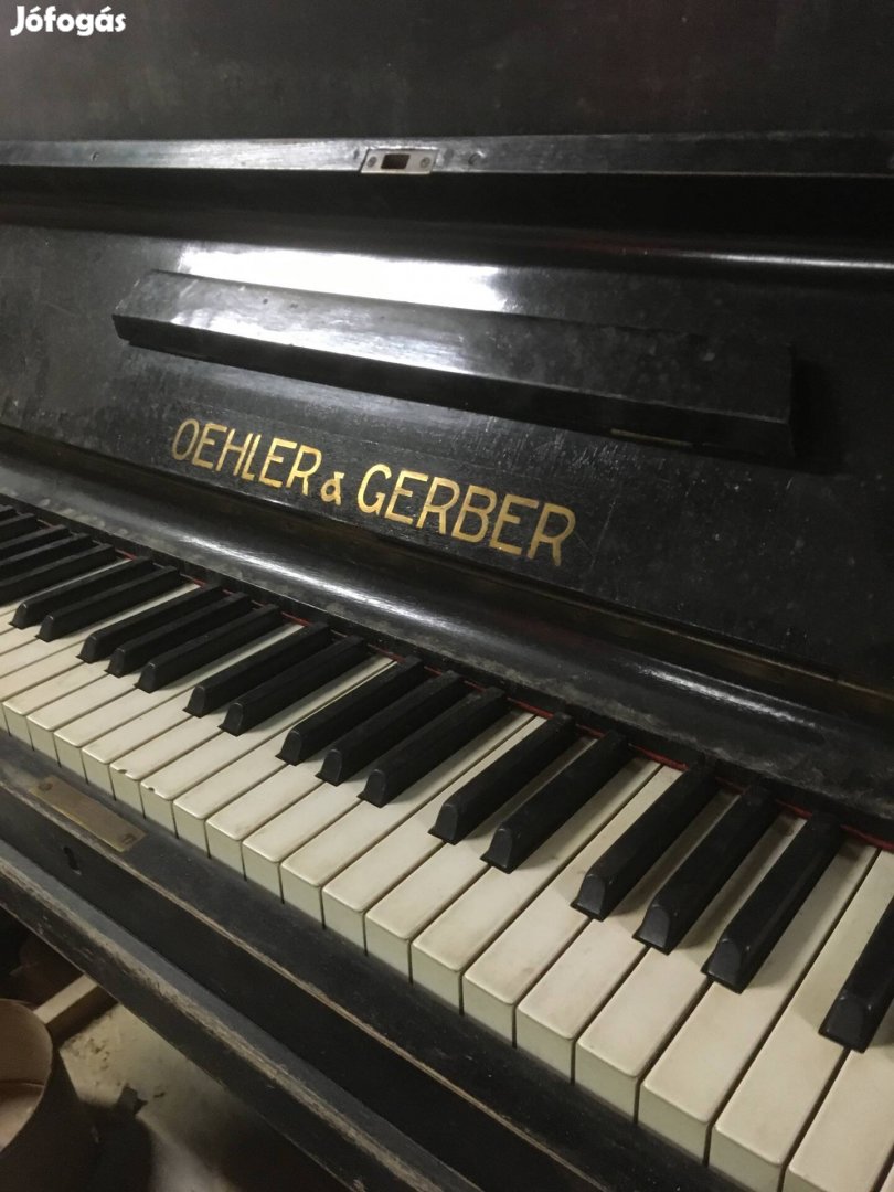 Pianínó Oehler&Gerber antik zongora