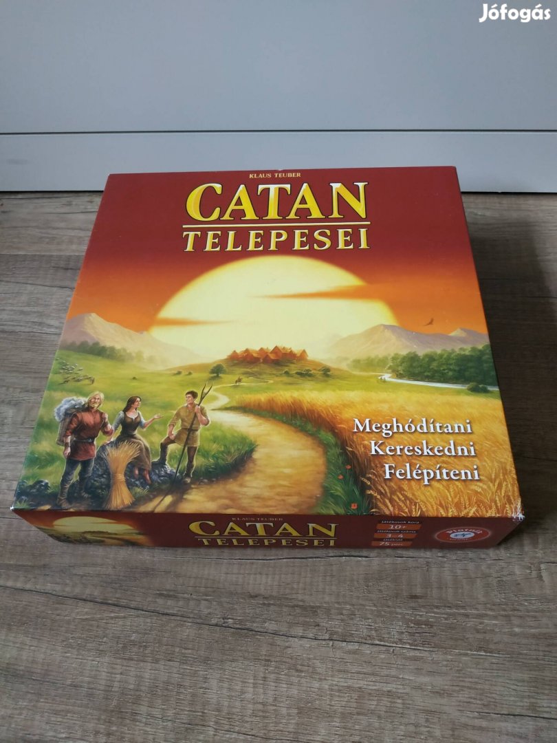 Piatnik Catan telepesei társasjáték,csak kibontott 