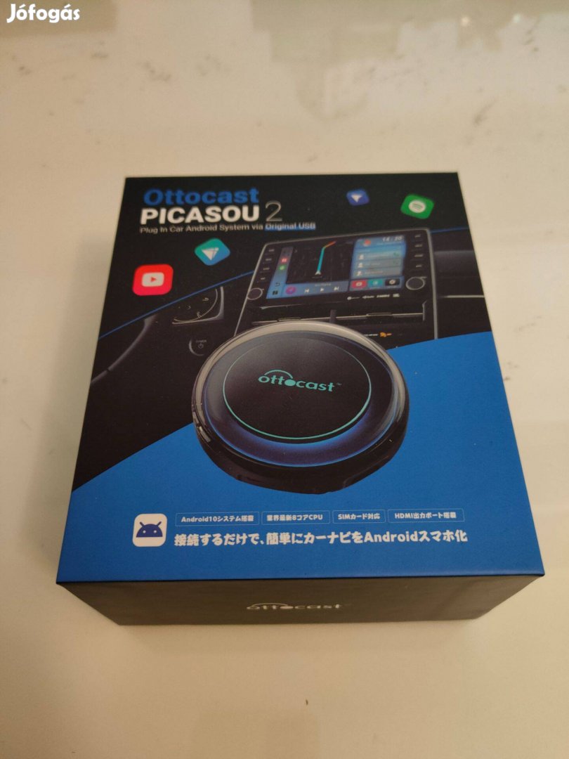 Picasou 2 Carplay Android Autó Ai Box Vezeték Nélküli Adapter