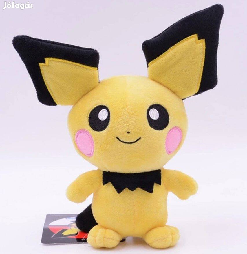 Pichu Pokemon plüss 20cm Új számlával pokémon készleten