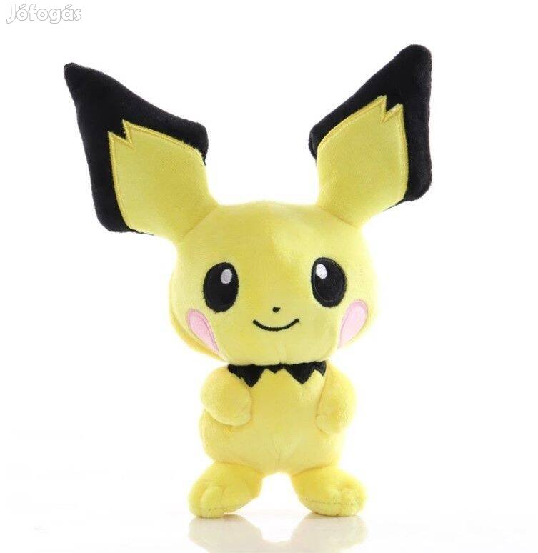 Pichu Pokemon plüss 25cm Új számlával Készletről