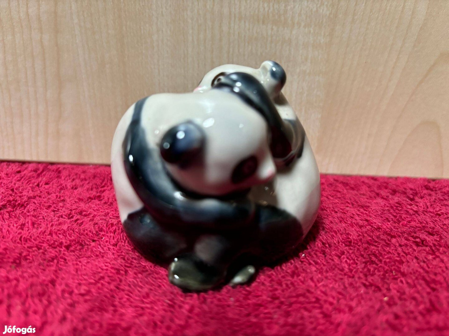 Pici porcelán panda maci pár