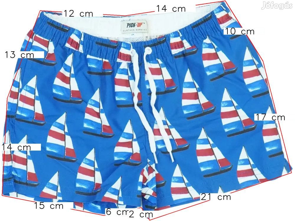 Pick Up TM Új (címkés) Fiú Fürdőnadrág (Méret: 122)