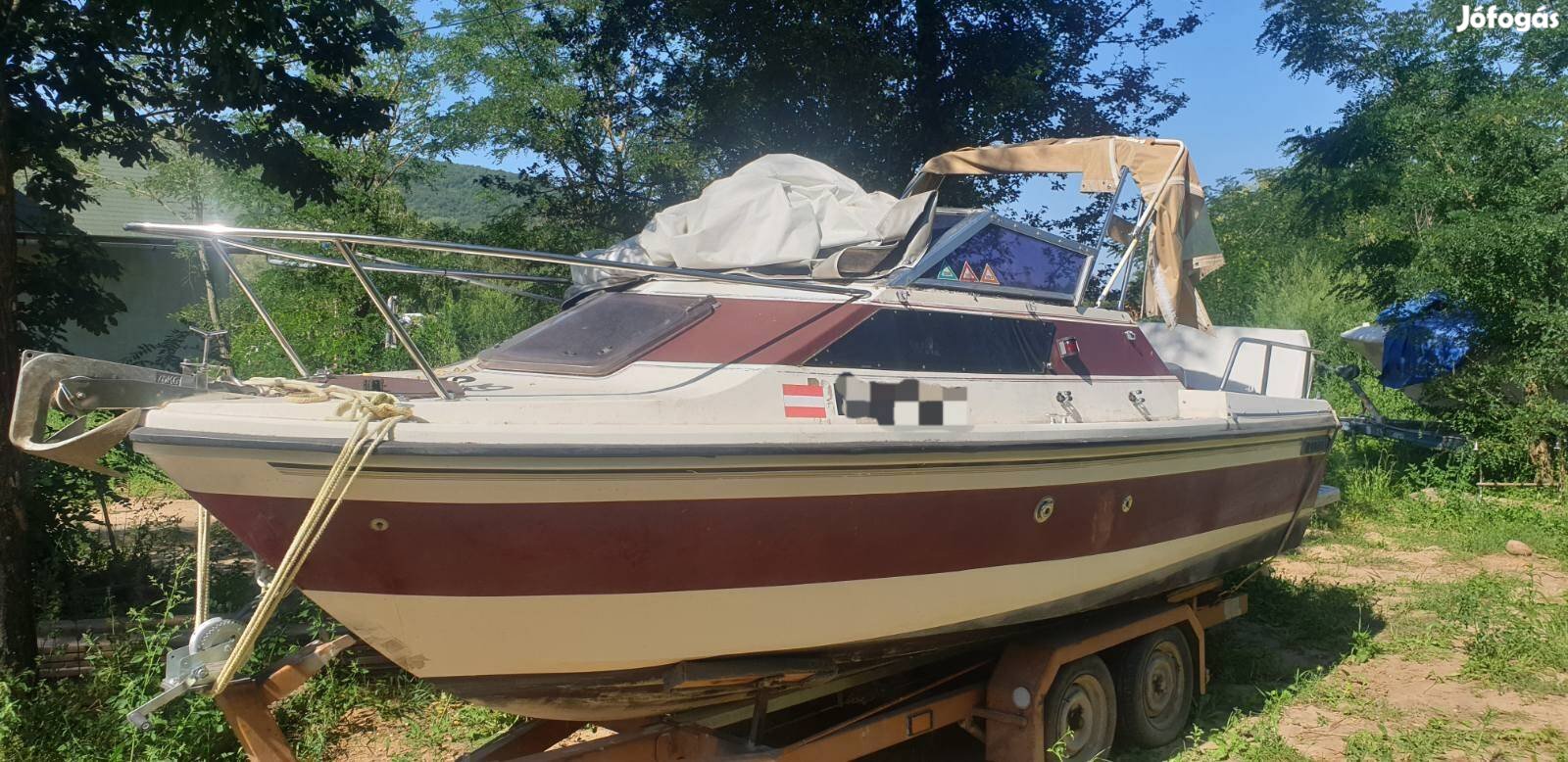 Picton Rapido motorcsónak trailerrel