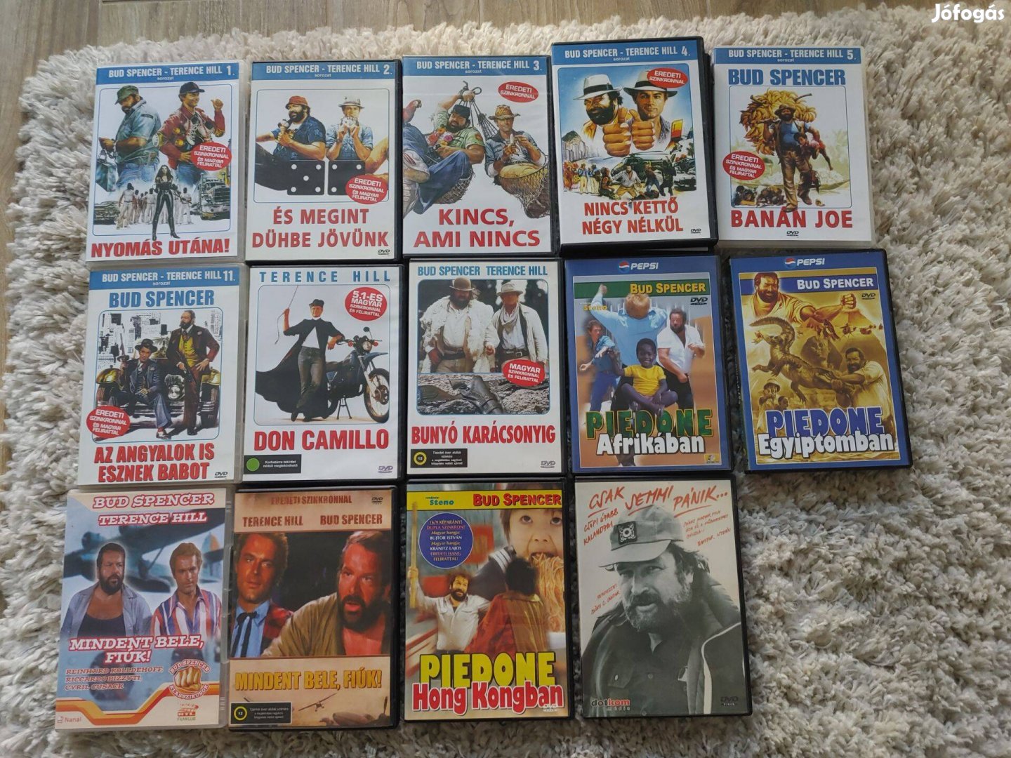 Piedone Bud Spencer terence Hill dvd filmek 1600Ft/db