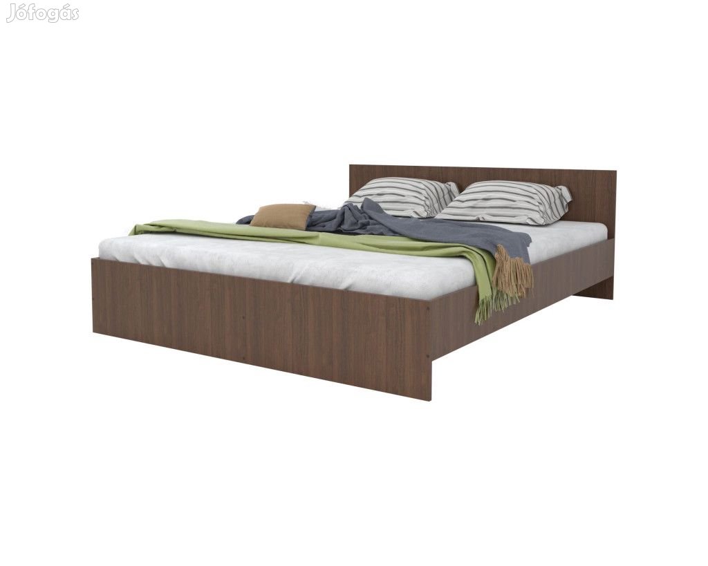 Pietro II NEW Kétszemélyes ágykeret 180x200 ágyráccsal Wenge  N
