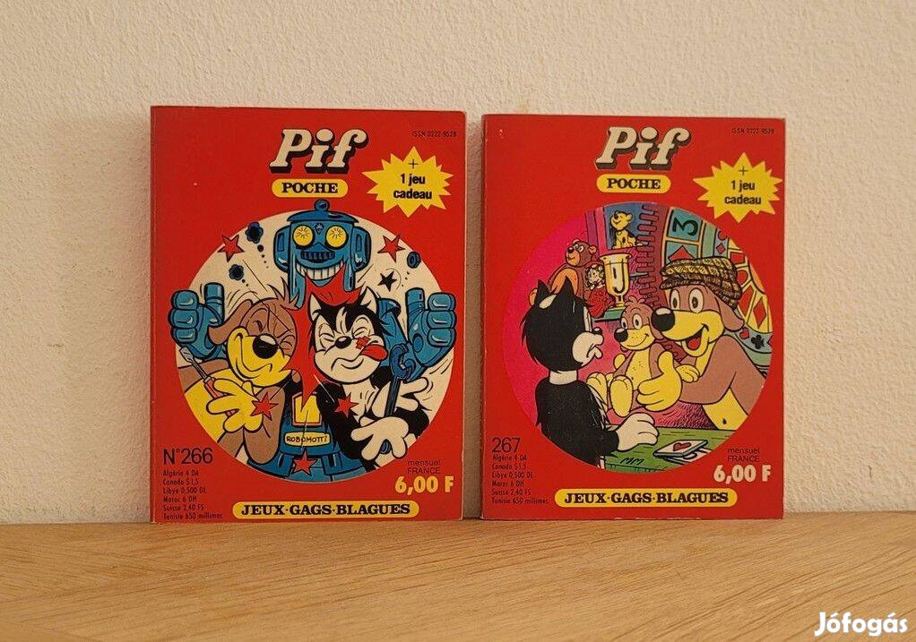 Pif Poche 266, 267 - Zseb Pif könyv eladó