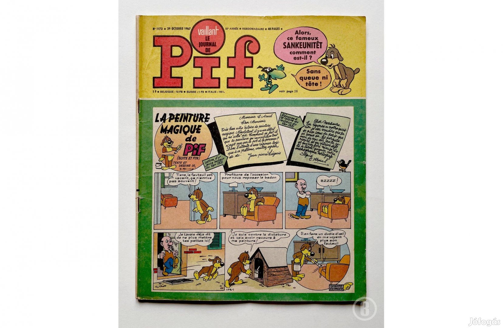 Pif képregényújság 1967 okt. 29 - - - Csak személyesen!