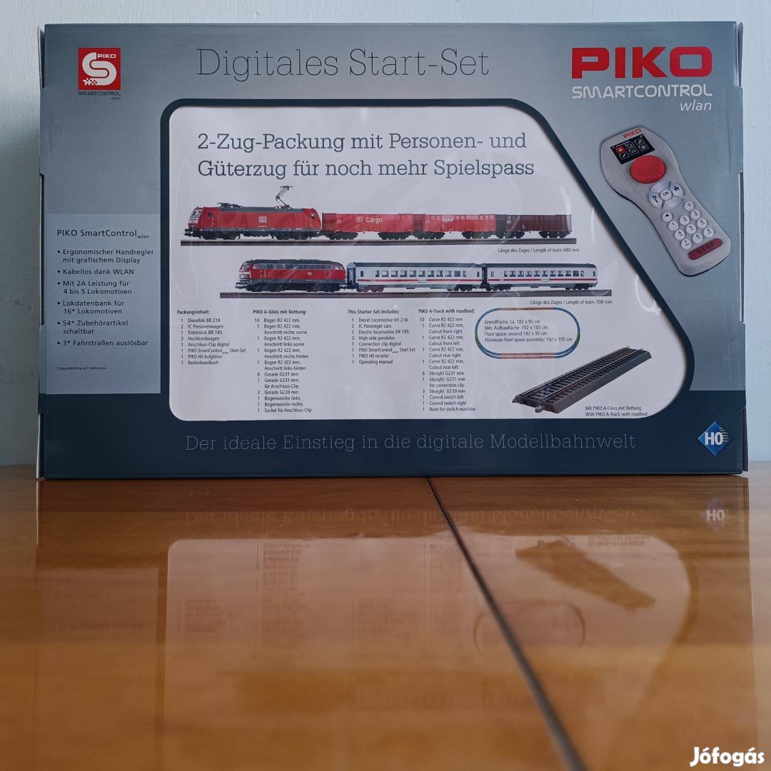 Piko 59014 H0 digitális dupla vonatszett Smartcontrol WLAN vezérlővel