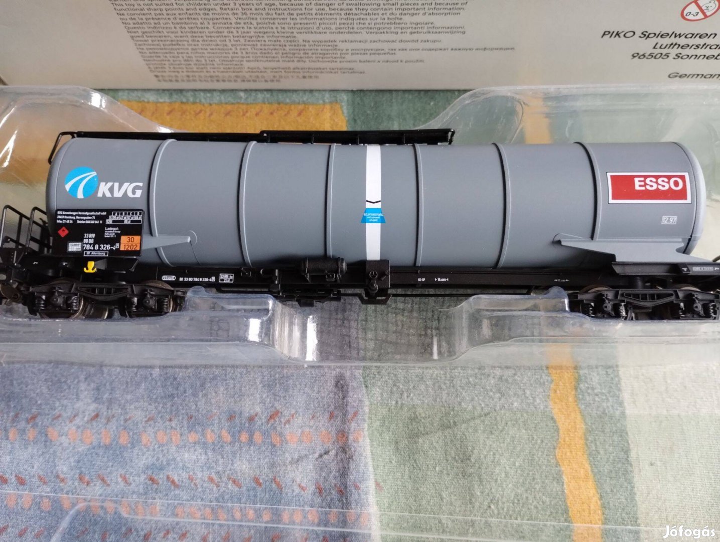 Piko H0 54191 Kvg Esso tartálykocsi vasútmodell modellvasút