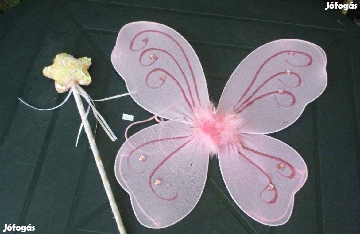 Pillangó Jelmezhez kiegészítő Szárny + varázspálca eladó (dl)