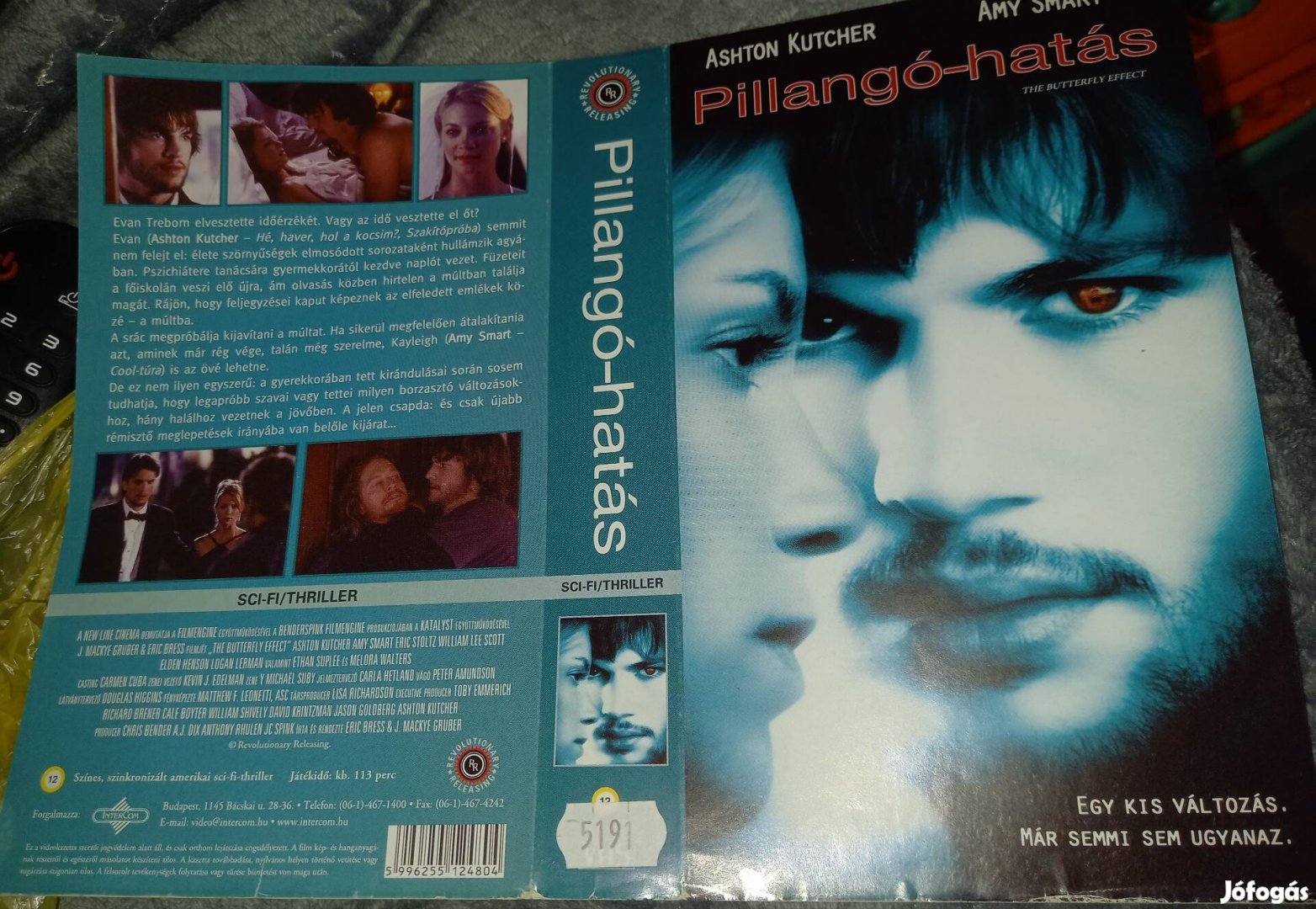 Pillangóhatás - sci- fi vhs - Ashton Kutcher