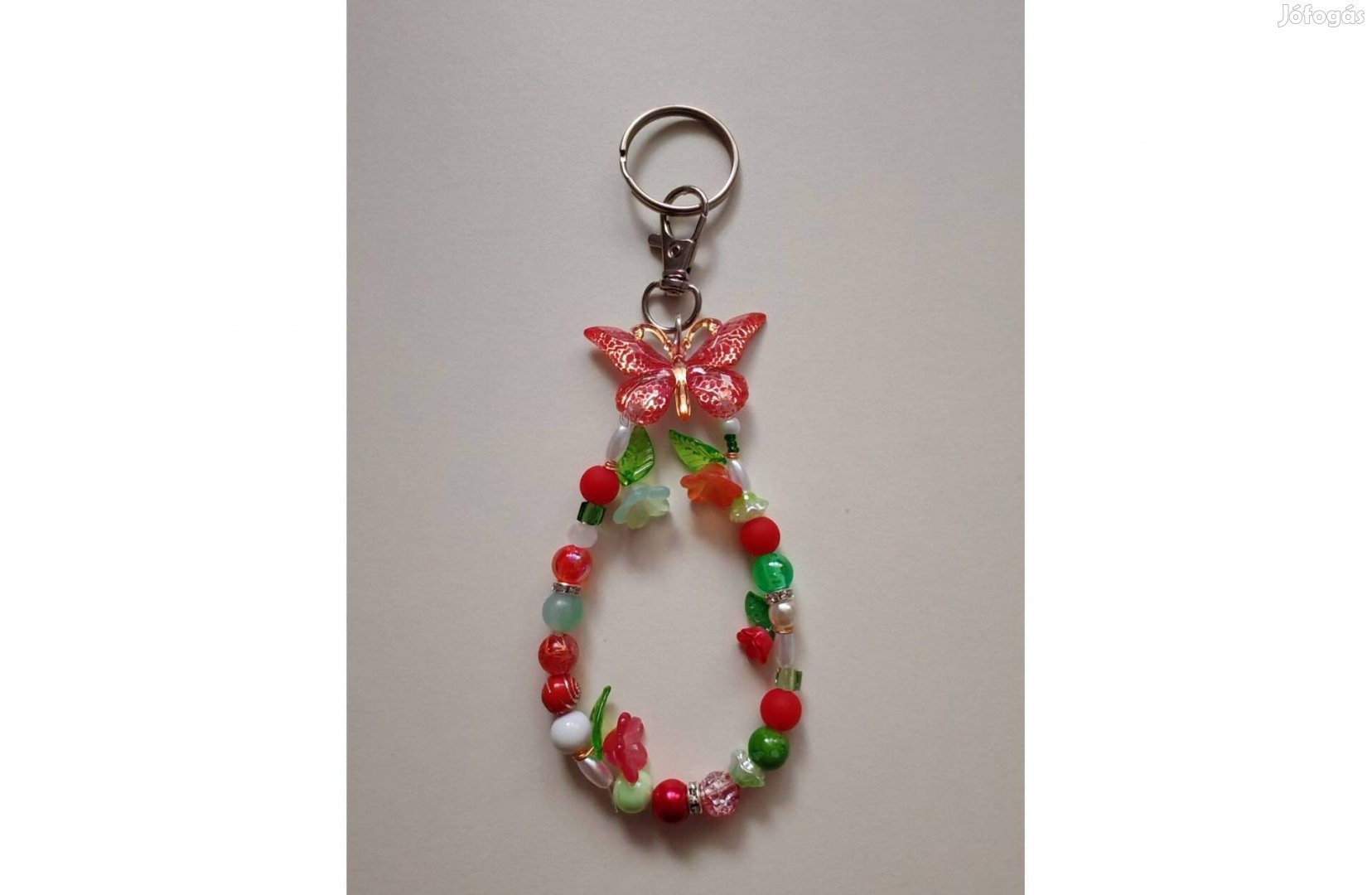 Pillangós táskadísz,kulcstartó,telefondísz