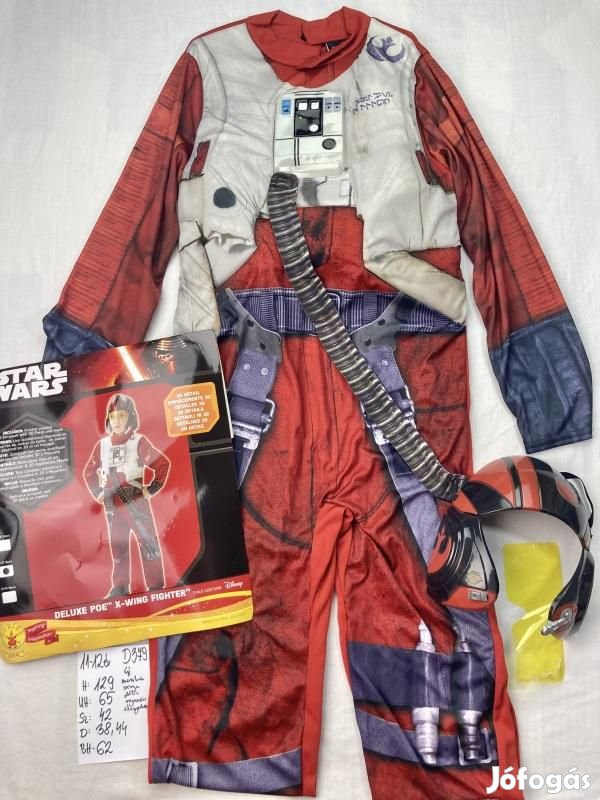 Pilóta jelmez, Star Wars jelmez, új D379