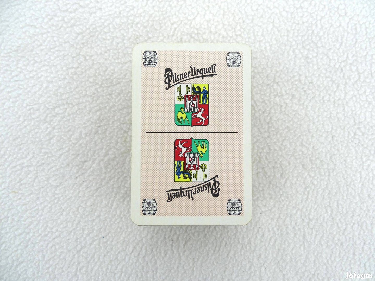 Pilsner Urquell két pakli régi francia kártya