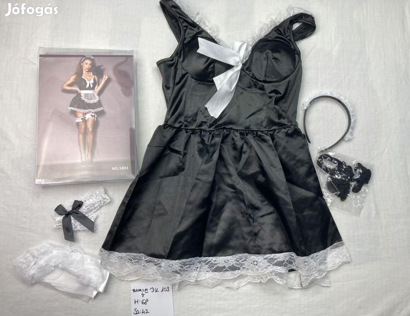 Pincérnő jelmez, felnőtt jelmez, új DK103