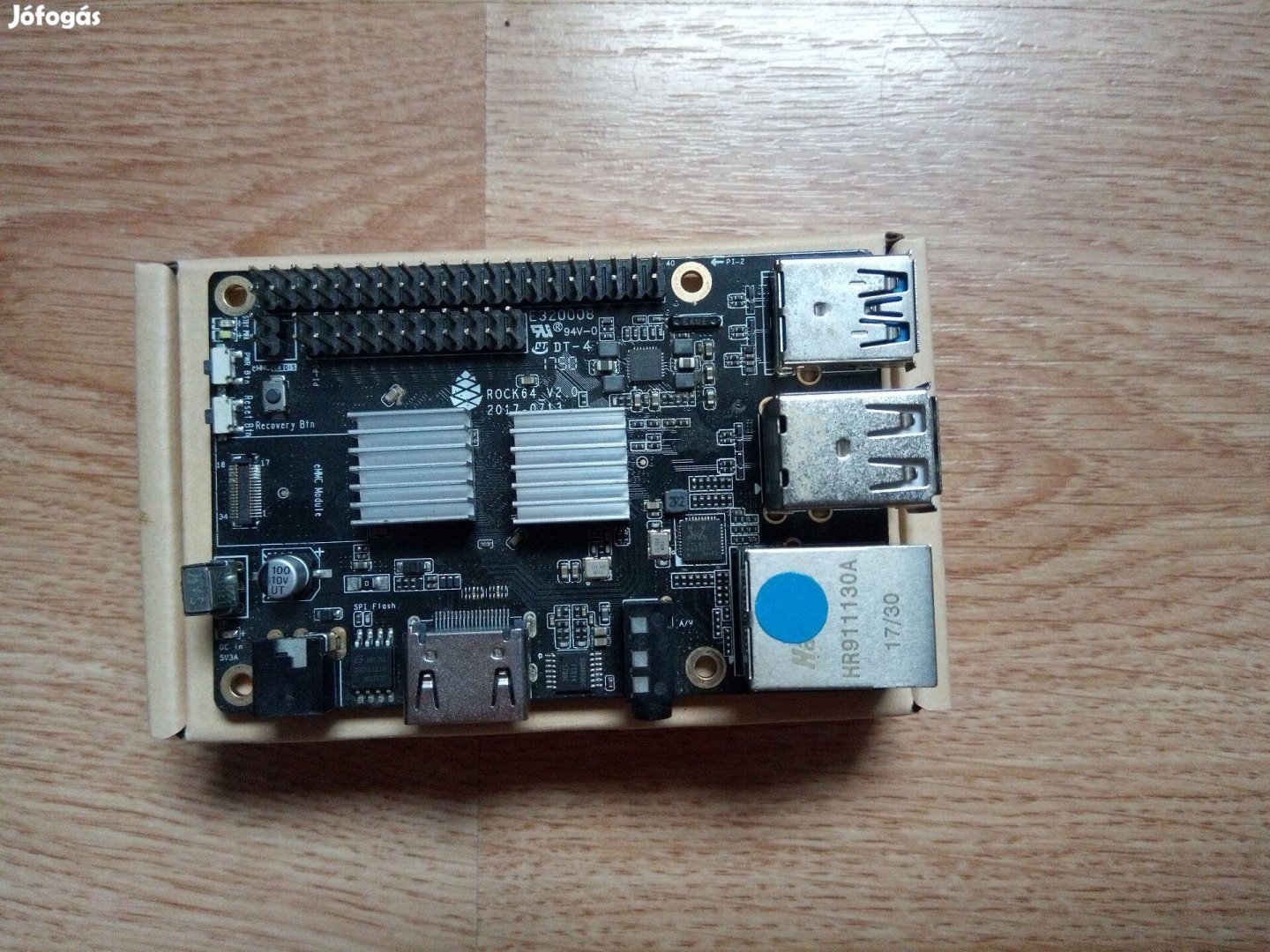 Pine64 Rock64 4GB RAM single board számítógép Raspberry Pi alternatíva