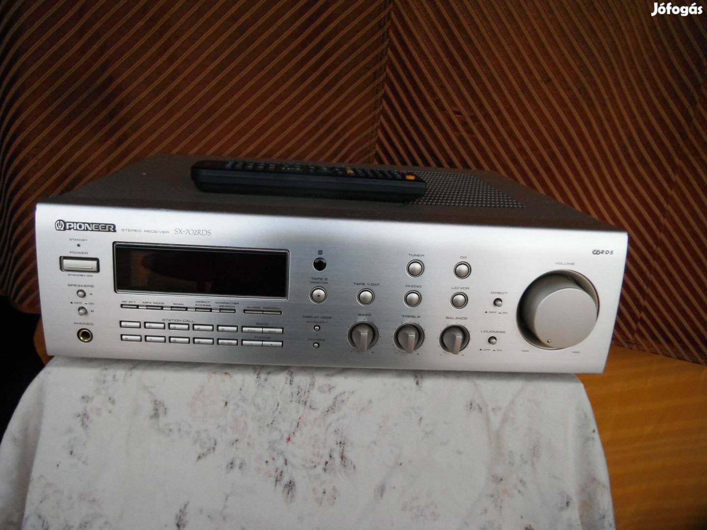 Pineer SX-702RDS rádióerősítő távirányítóval 530W