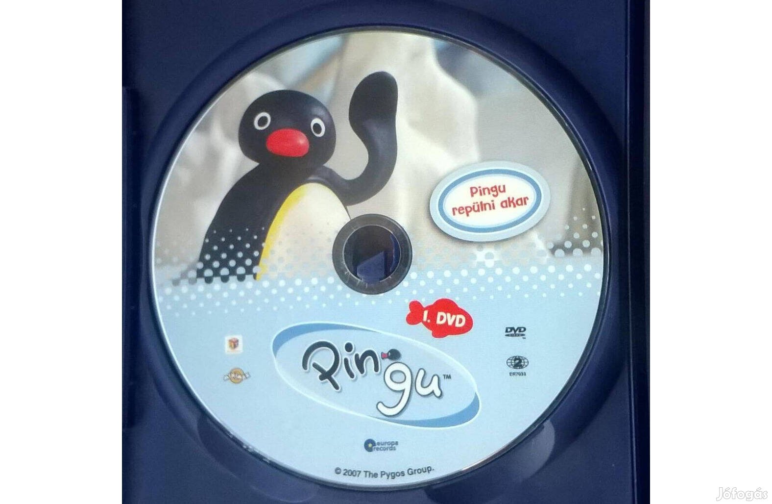 Pingu repülni akar című mese DVD , használt