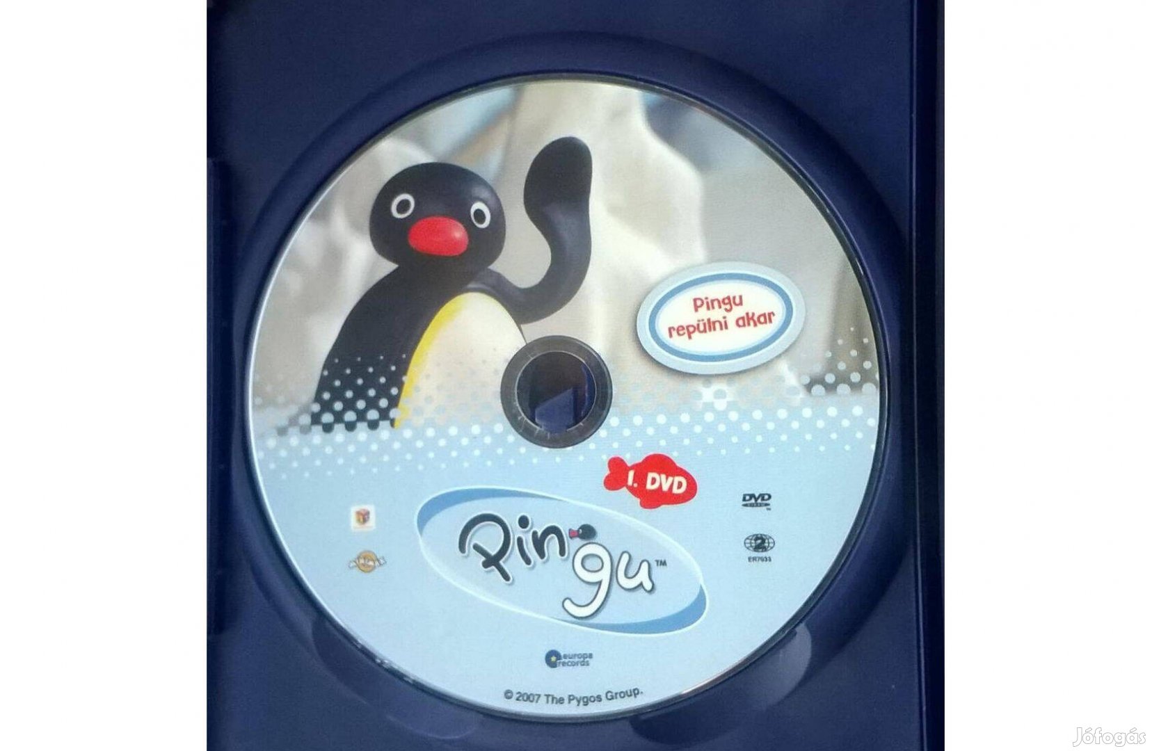 Pingu repülni akar című mese DVD , használt