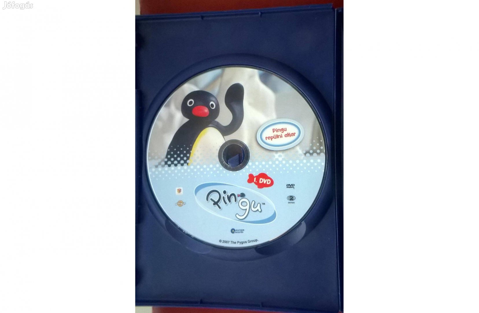 Pingu repülni akar című mese DVD , használt