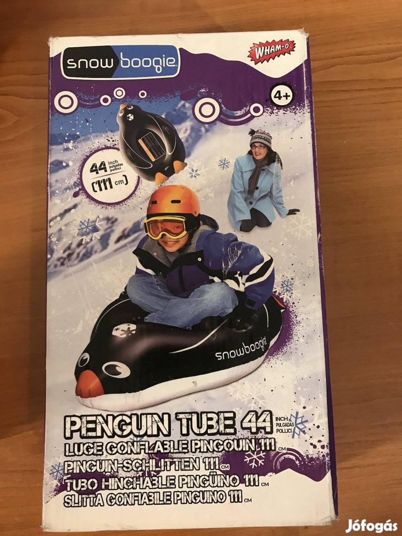 Pingvin alakú felfújható gumiszán