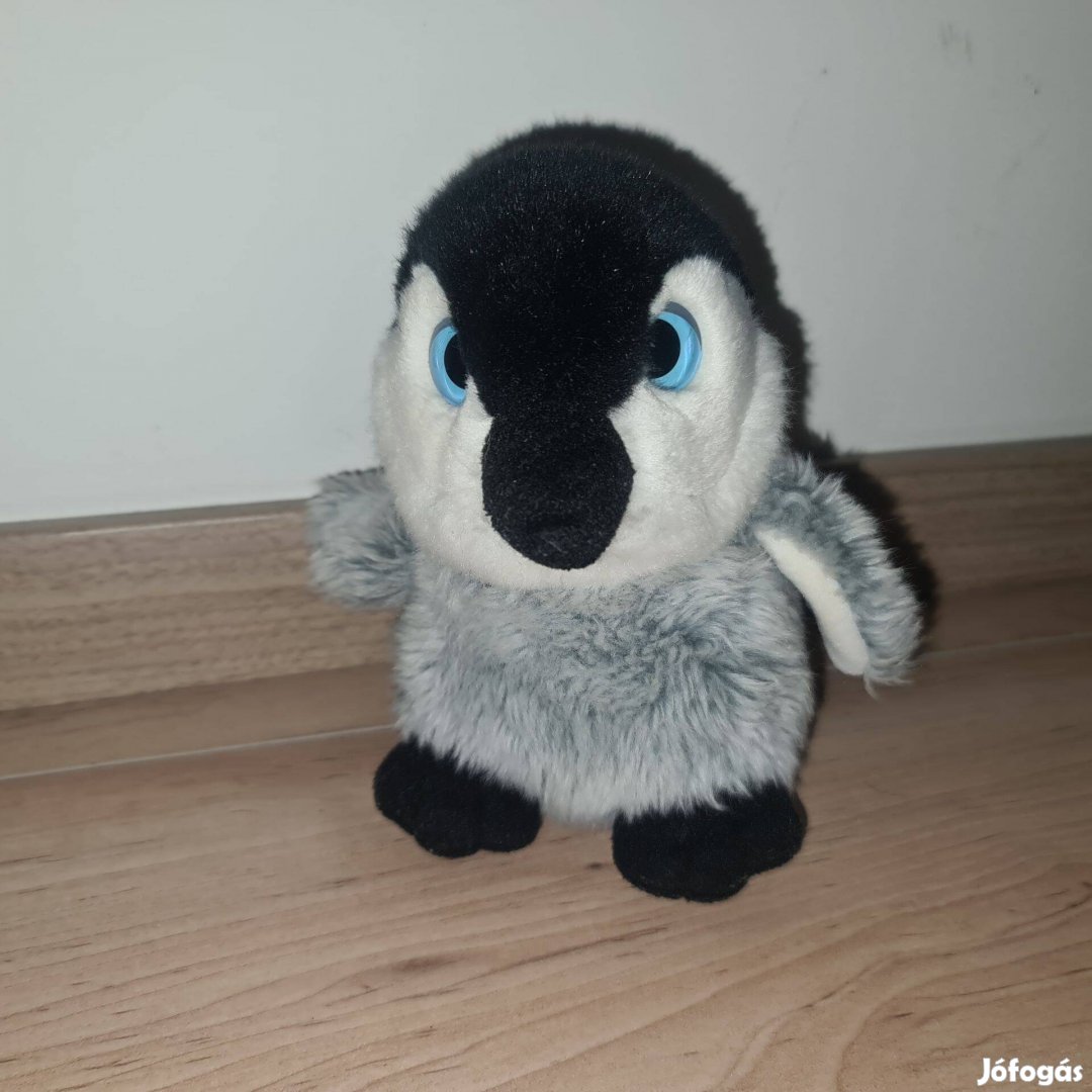 Pingvin nagy szemű plüss Keel Toys 20cm újszerű