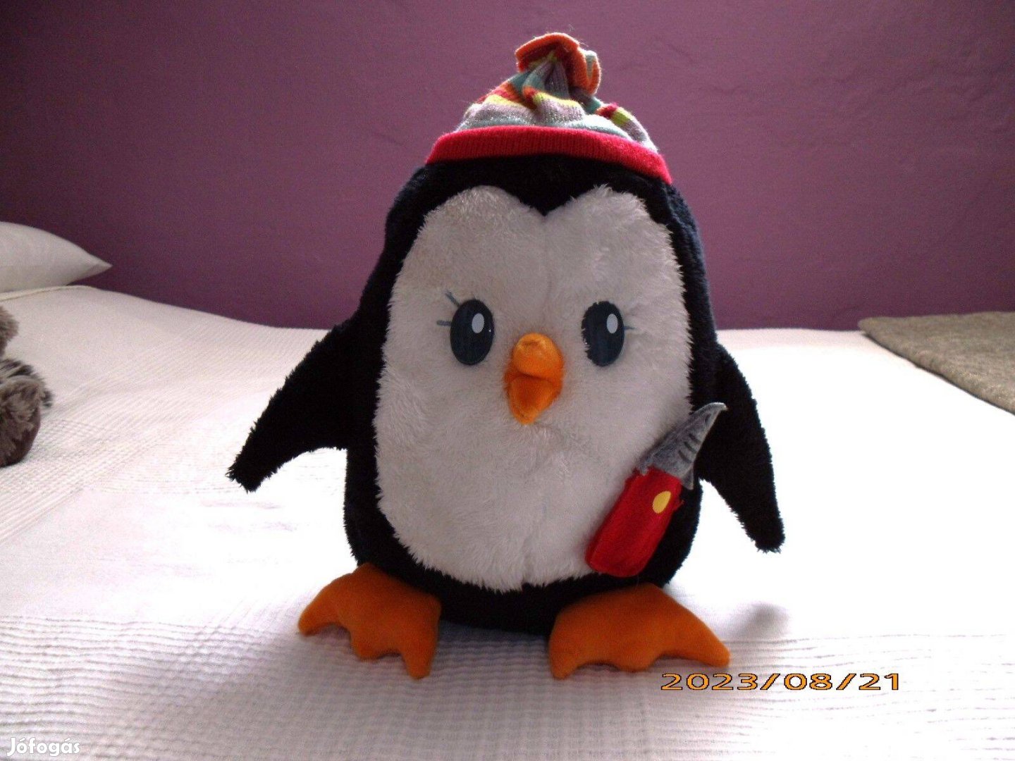 Pingvin plüss 30 cm