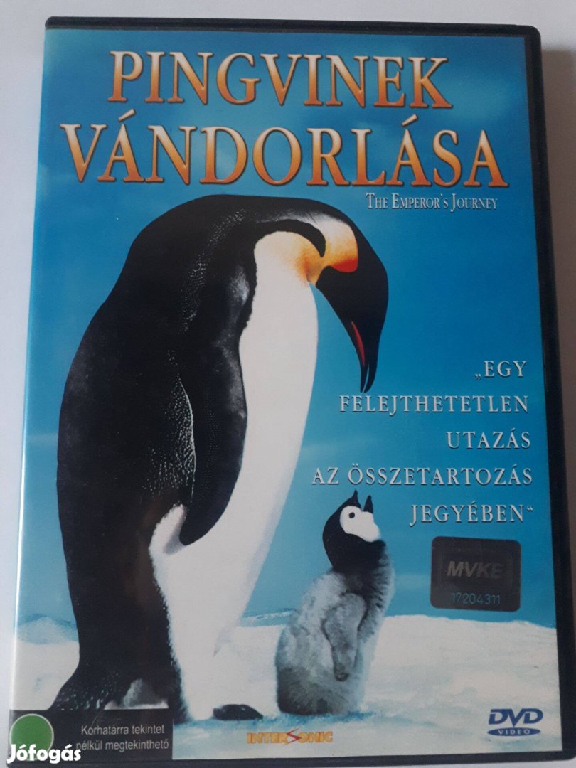 Pingvinek vándorlása DVD (posta 510 Ft)