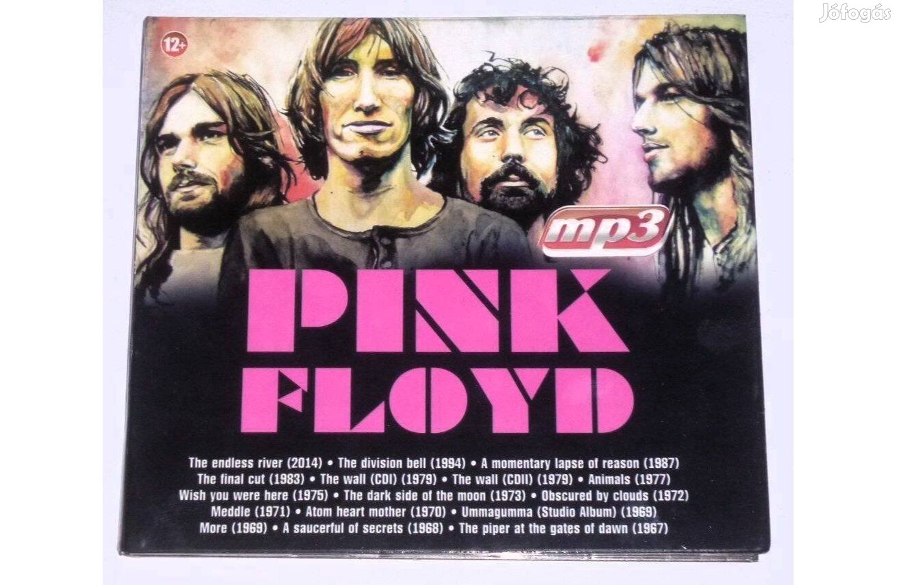 Pink Floyd - Digipak 12 Albumos MP3 CD Russian bootleg label