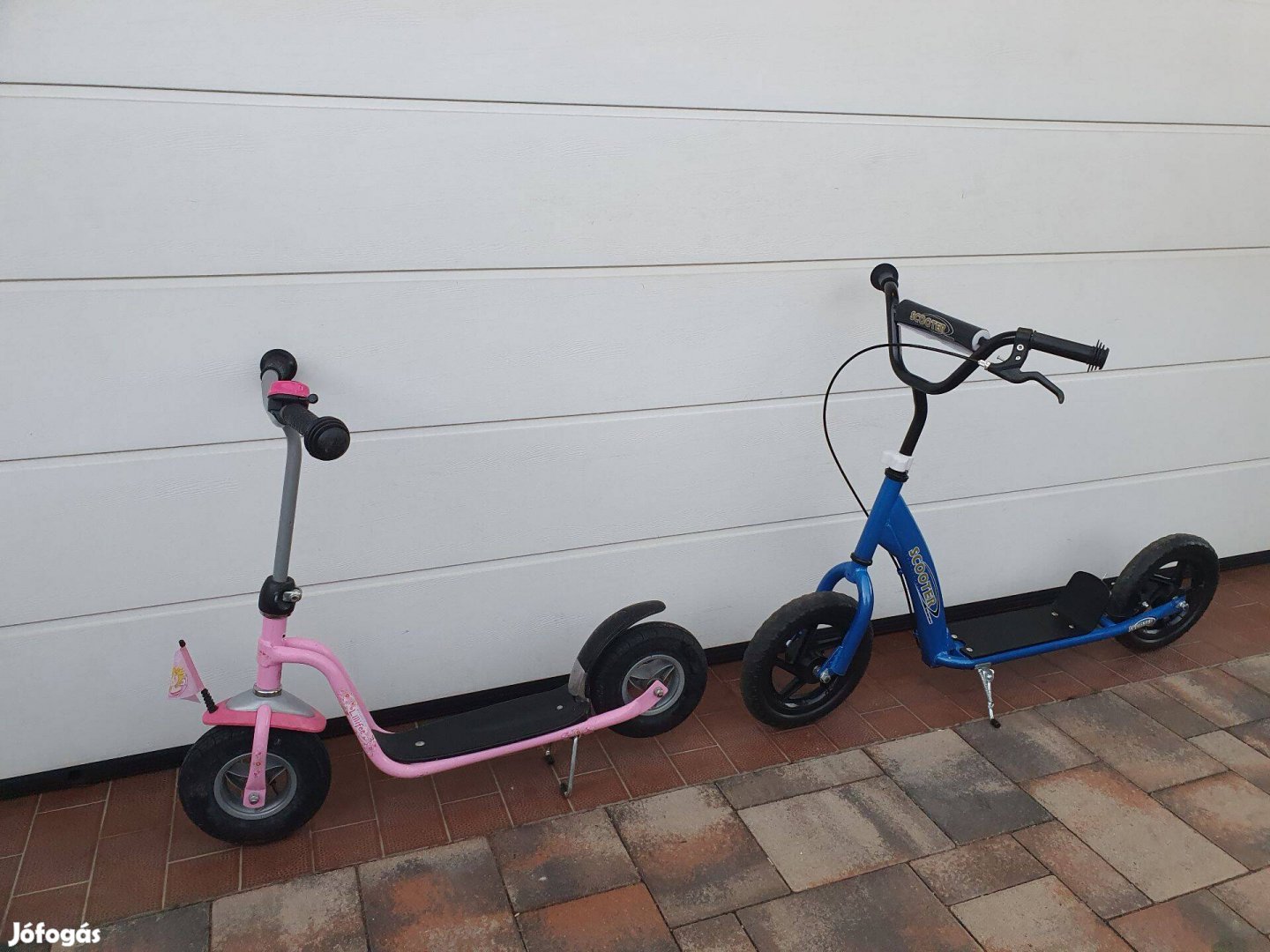 Pink Lillifee + Scooter 2 nagy kerekű roller 2in1 újszerű Ingyen GLS