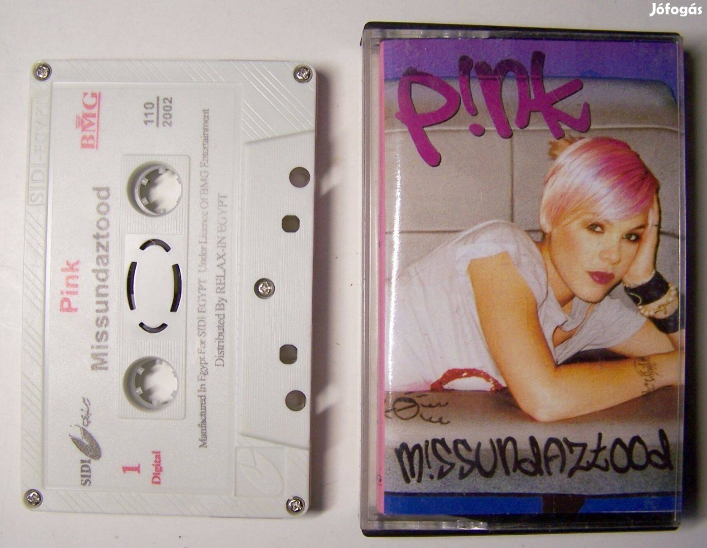 Pink Missundaztood audiokazetta, különleges, egyiptomi