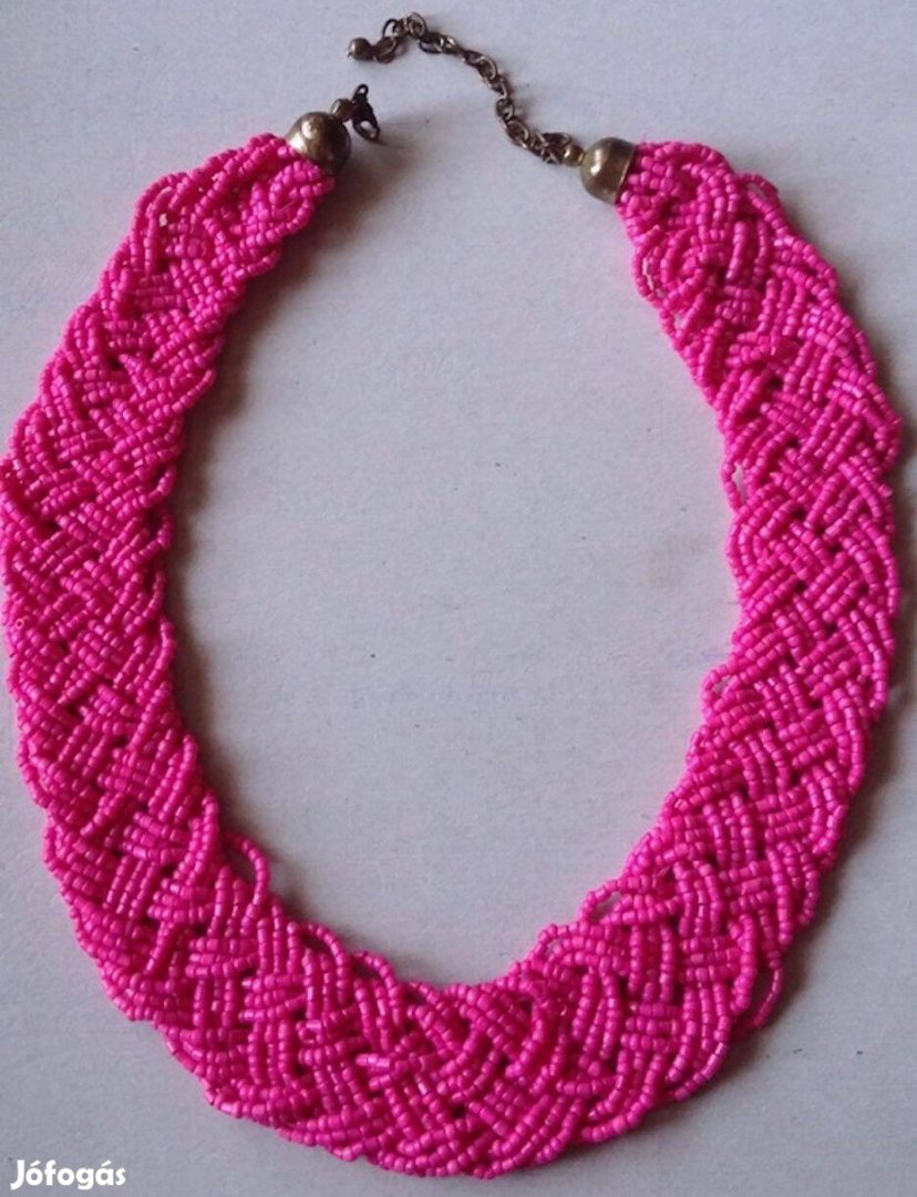 Pink gyöngyös lánc