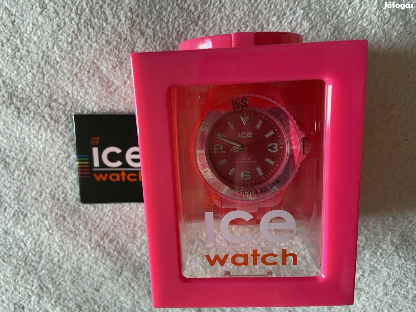 Pink ice watch