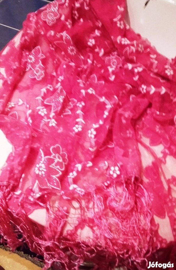 Pink selyemsál