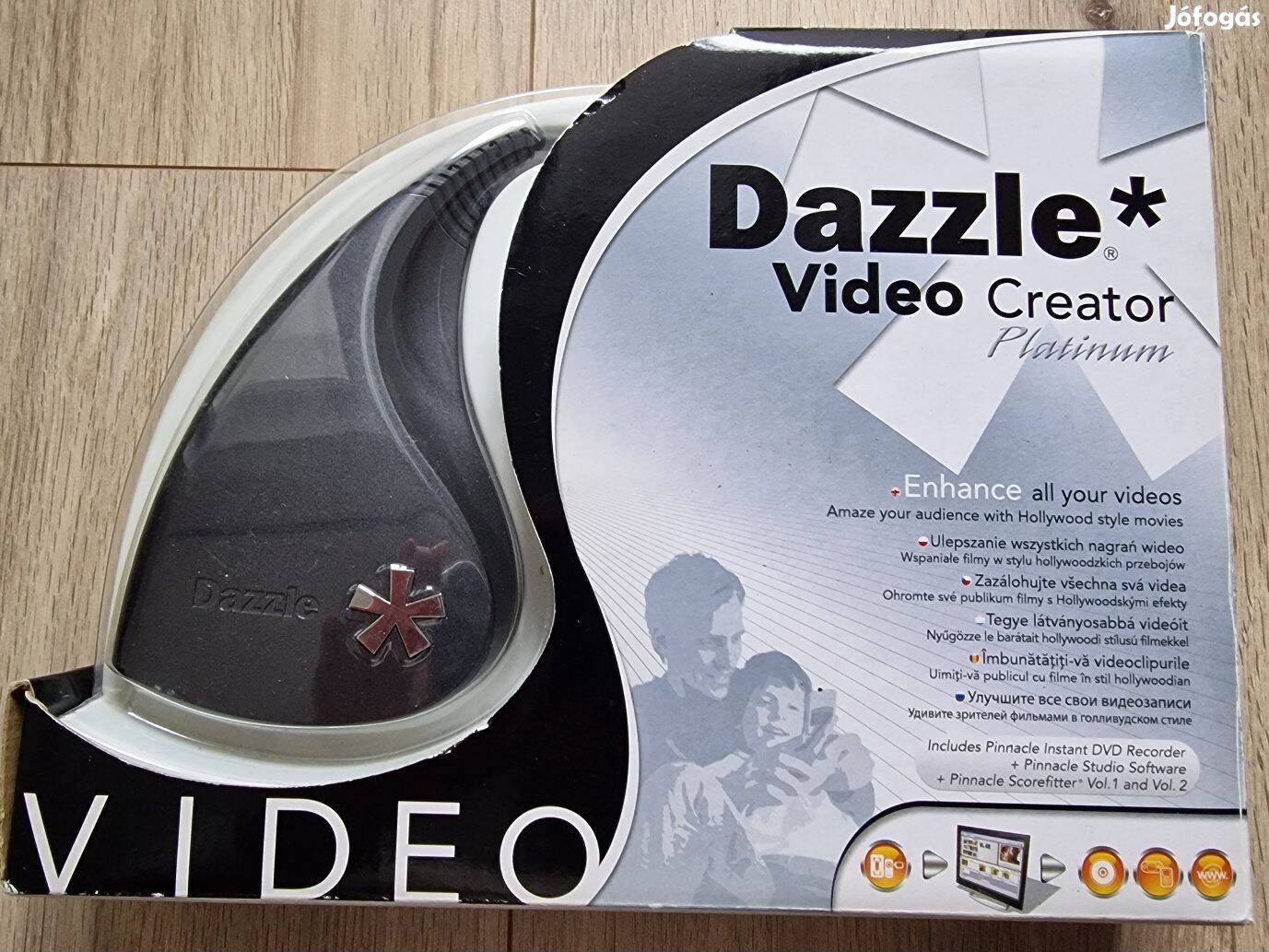 Pinnacle Dazzle video creator digitalizáló RCA kompozit composite