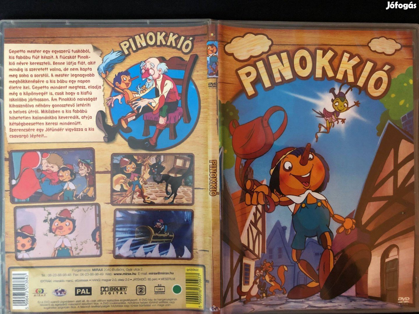 Pinokkió (karcmentes, Mirax kiadás) DVD
