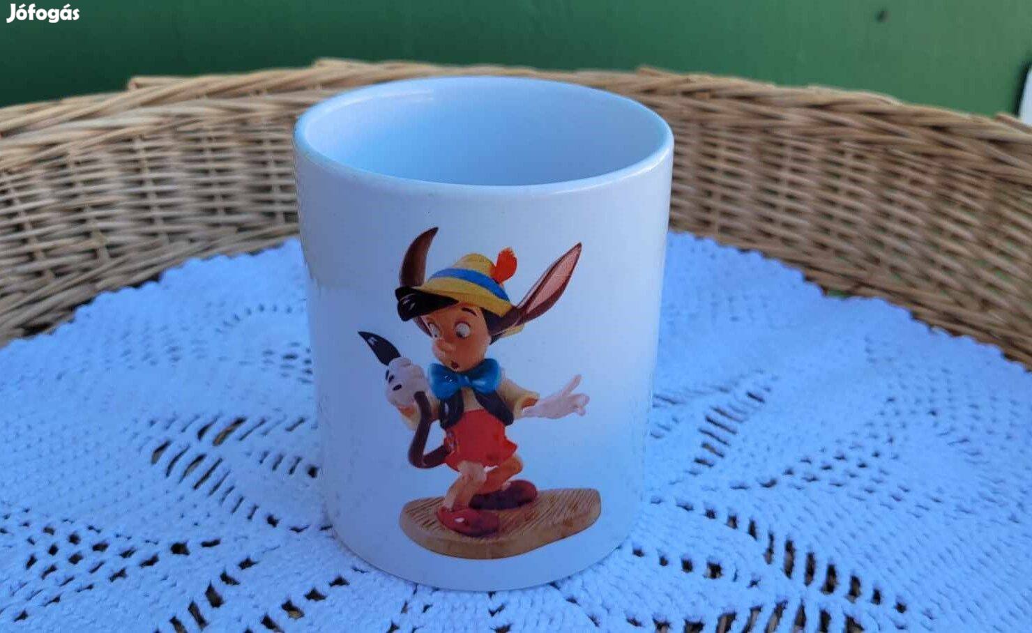 Pinokkió mintás gyerek bögre
